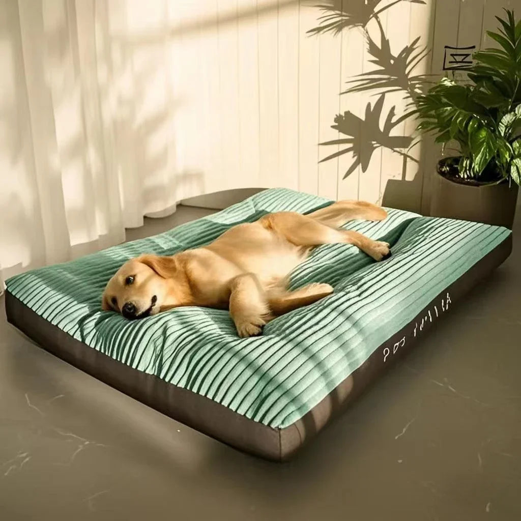 Tapis en velours côtelé pour chiens de taille moyenne et grande