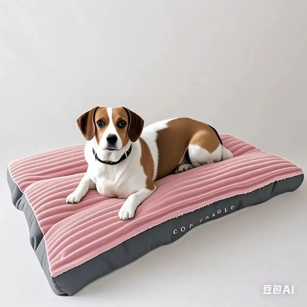 Tapis en velours côtelé pour chiens de taille moyenne et grande