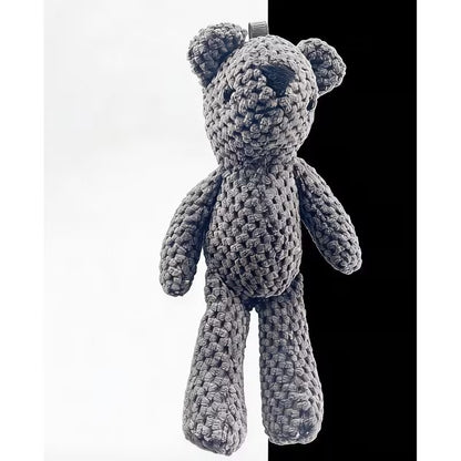 Ours en peluche résistant pour chien - Jouet interactif à mâcher