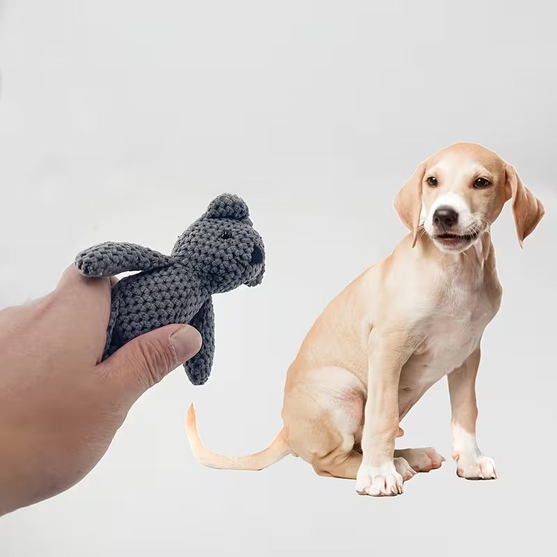Ours en peluche résistant pour chien - Jouet interactif à mâcher