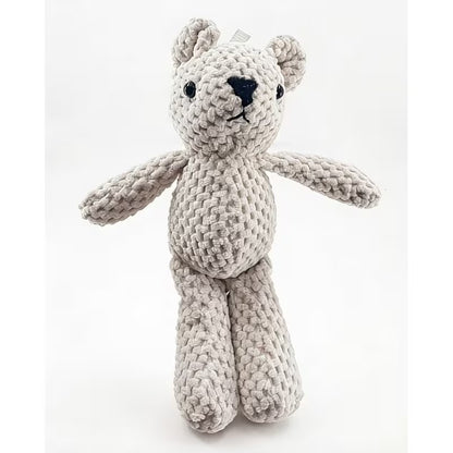 Ours en peluche résistant pour chien - Jouet interactif à mâcher